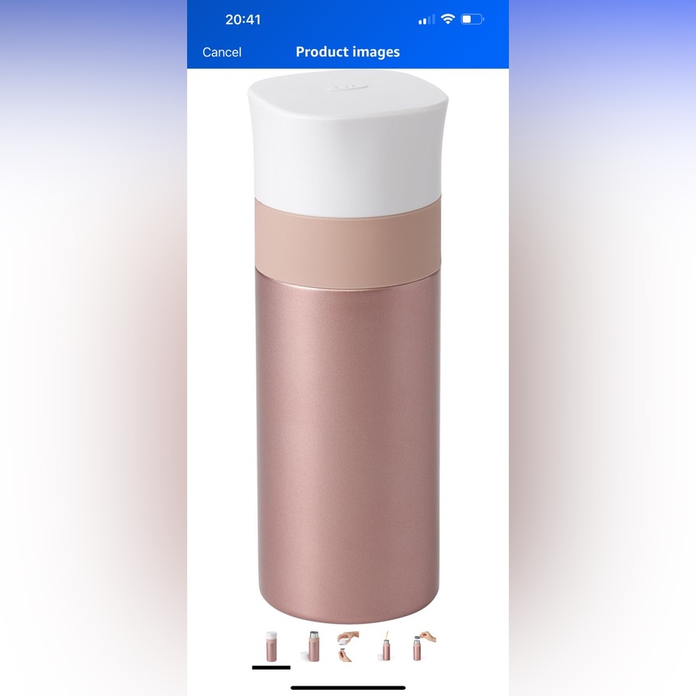 Elegant Rose Gold Thermos